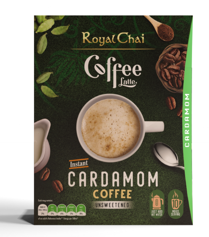 Cardamom coffee latte unsweetened